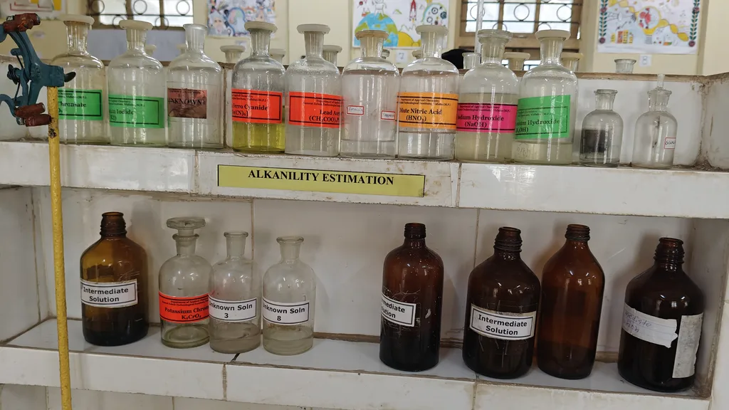 A chemical laboratory
