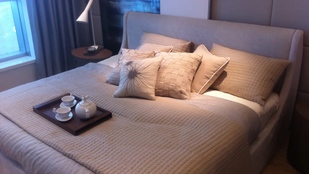 A bedroom interior
