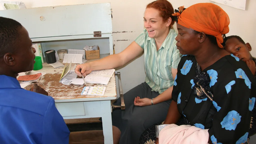 A pharmacist at work