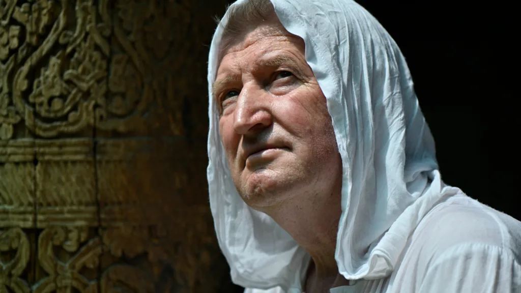 An older woman's portrait