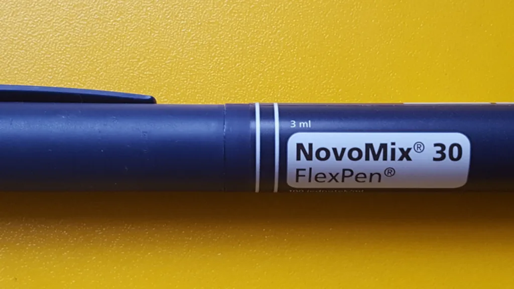 An injection pen of the kind used for subcutaneous dosing